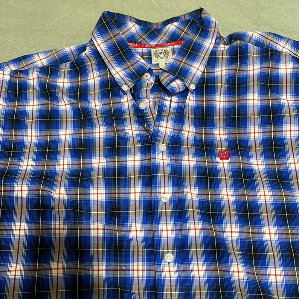 Cinch short sleeve button up